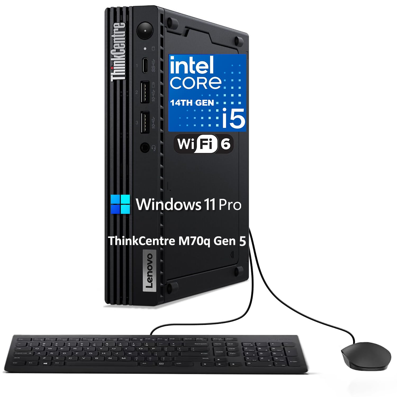 Amazon.com: Lenovo ThinkCentre M70q Gen 5 MFF Tiny 1L Mini